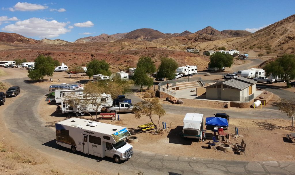 Camping at Calico Ghost Town
