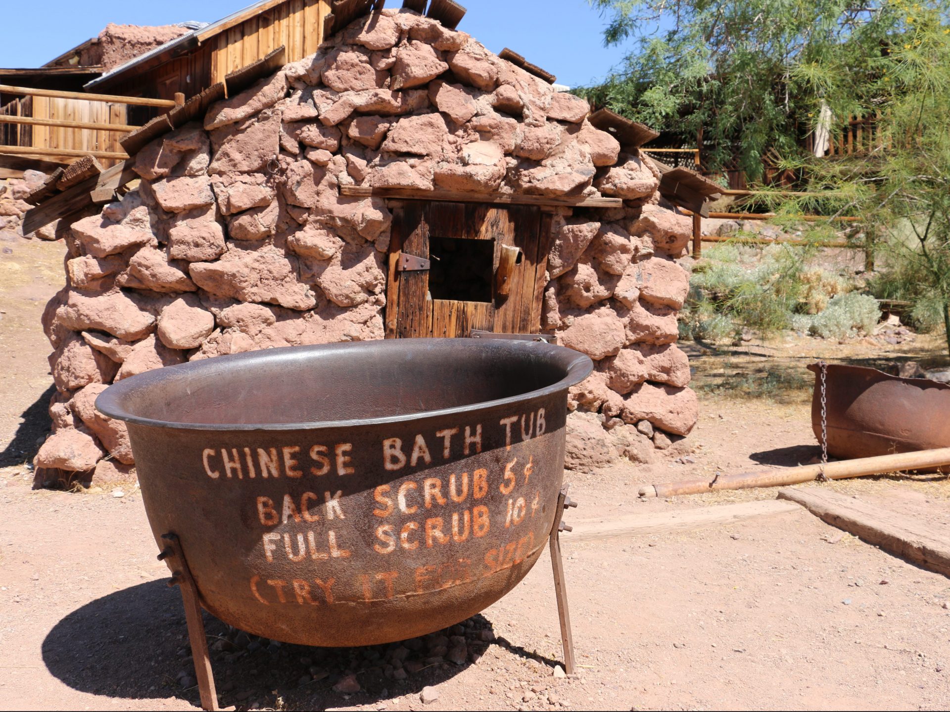 Chinese Bath at Calico Ghost Town
