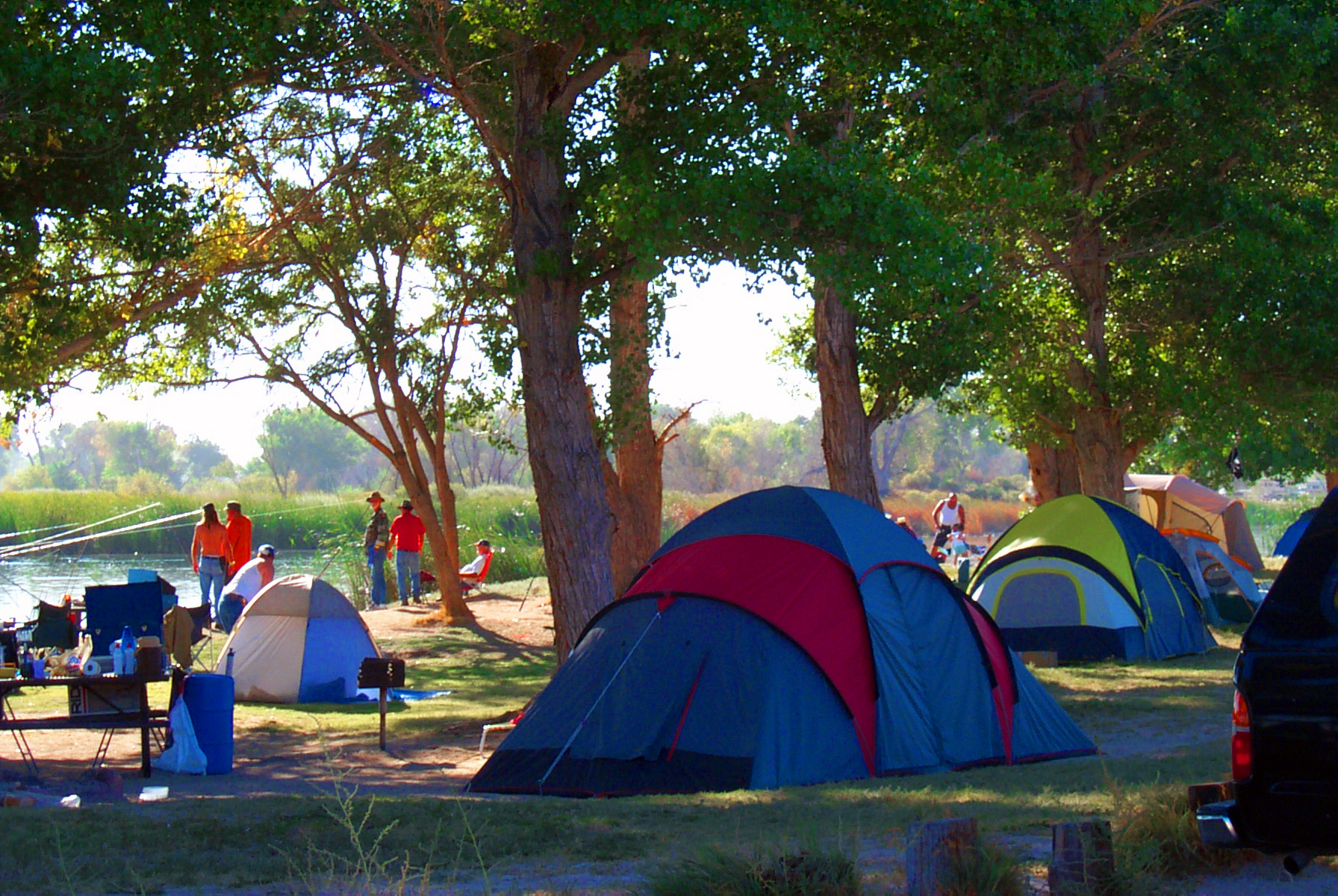 Camping at Mojave Narrows