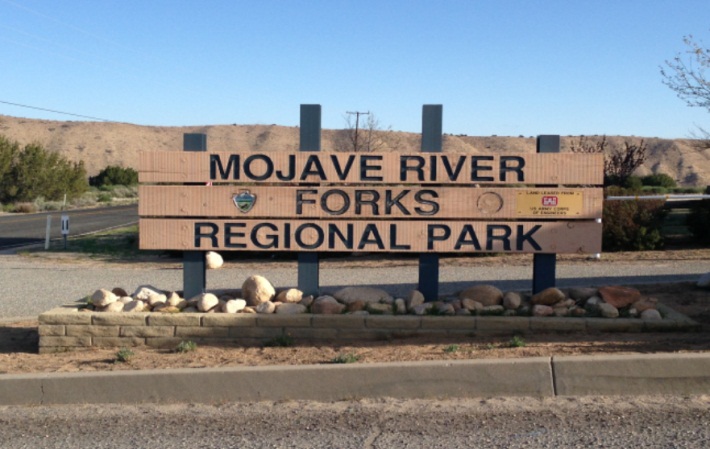 Mojave River Forks Sign