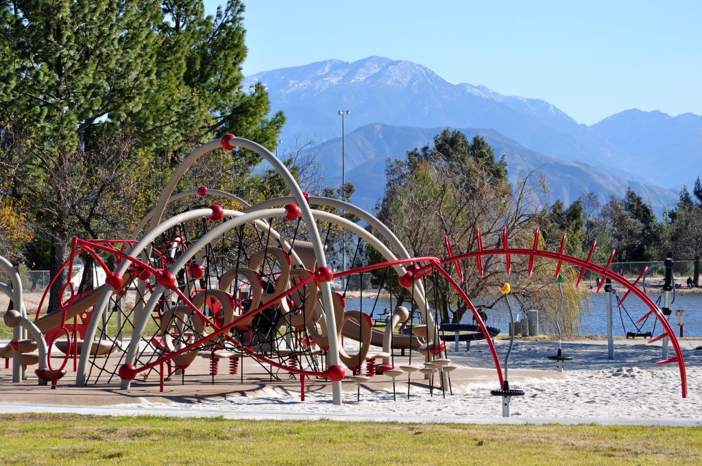 Photo of a playground at Glen Helen