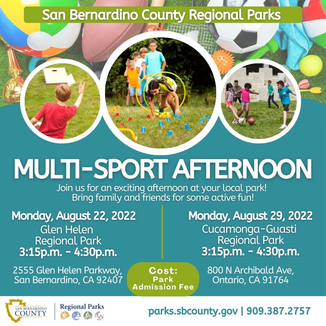 Multi-Sport Afternoon @ Glen Helen Regional Park – Parks