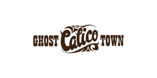 Calico Ghost Town brown logo
