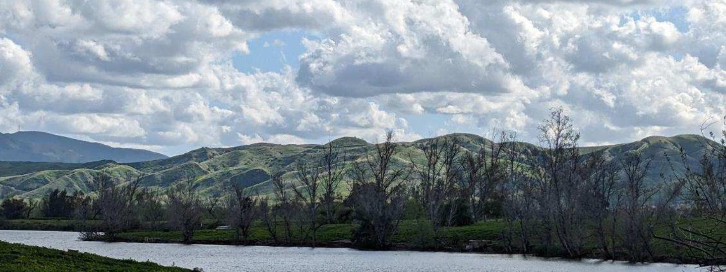 Mountains and clouds at Prado Regional Park