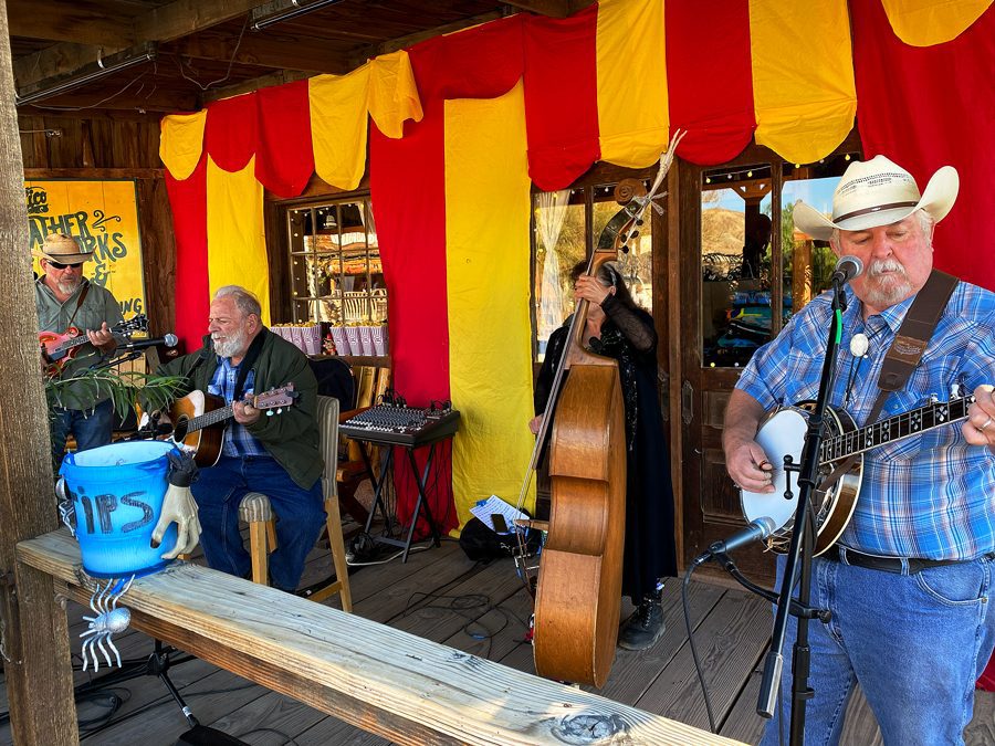 Musicians play at Calico Ghost Town.